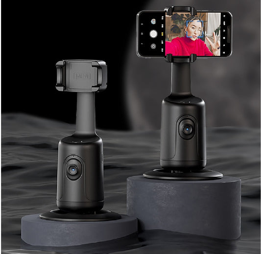 360° Smart Face Tracking Tripod – Auto Gimbal for Vlogging