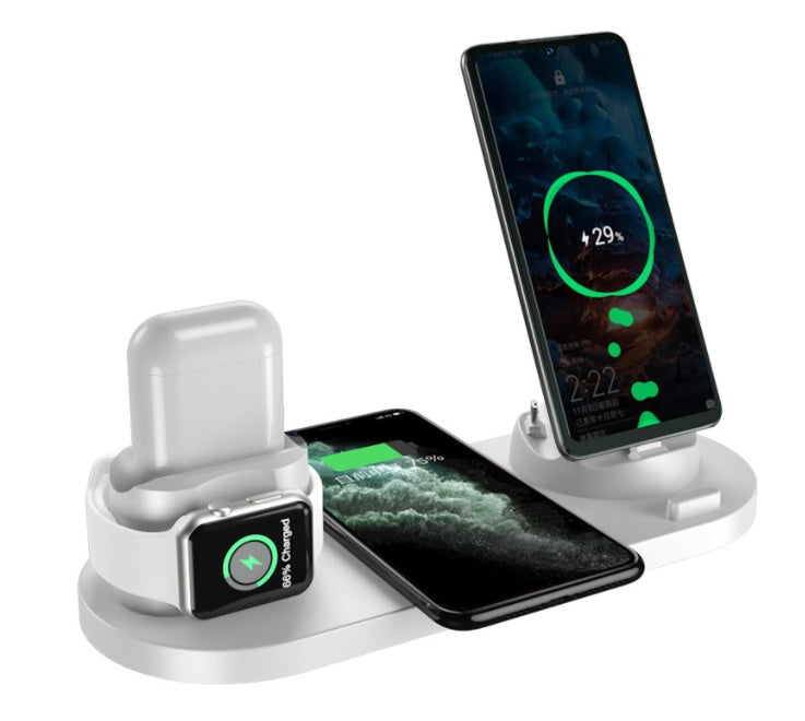 6-in-1 Wireless Charging Dock – iPhone, Apple Watch & More