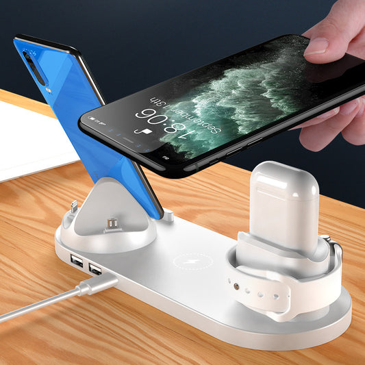 6-in-1 Wireless Charging Dock – iPhone, Apple Watch & More