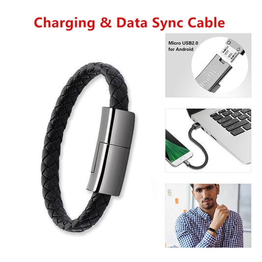 Magnetic Bracelet Charger – USB-C Cable for iPhone