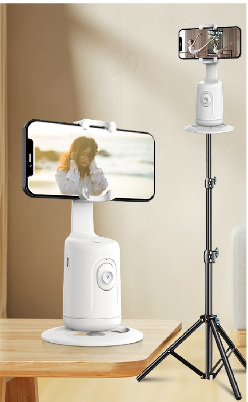 360° Smart Face Tracking Tripod – Auto Gimbal for Vlogging