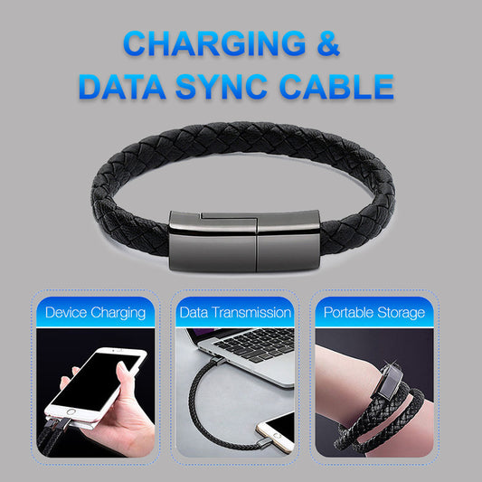 Magnetic Bracelet Charger – USB-C Cable for iPhone