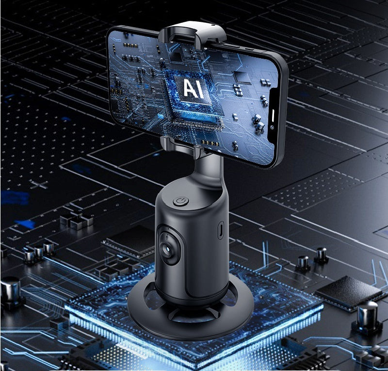 360° Smart Face Tracking Tripod – Auto Gimbal for Vlogging